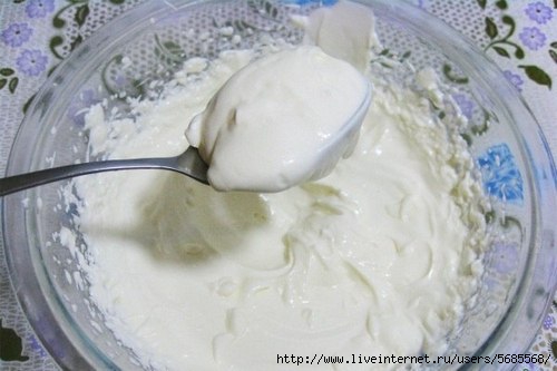 Рецепт густого крема для торта