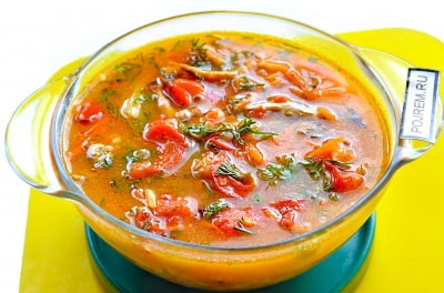 суп с килькой в томате