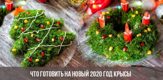 Что готовить на Новый 2020 год Крысы