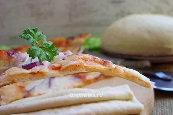 Тесто для пиццы дрожжевое в хлебопечке