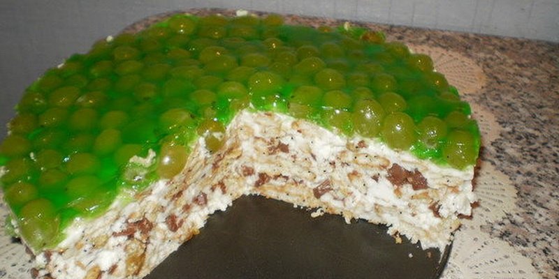 Торт и десерты из винограда: рецепты с фото фото
