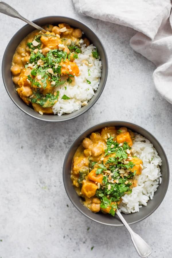 slow cooker chickpea pumpkin curry
