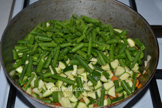 Рагу из стручковой фасоли - пошаговый рецепт