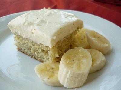 Простой пирог с бананом