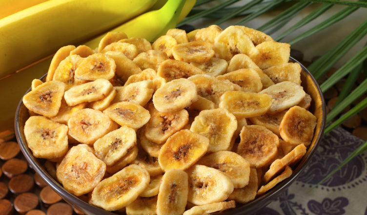 Рецепт банановых чипсов