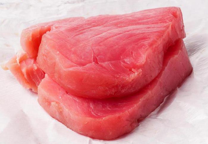 замороженное филе тунца 