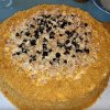 Медовый «Царский» торт с черносливом и орехами 
