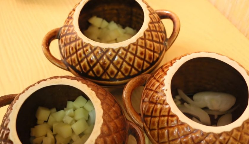 Из курицы с грибами