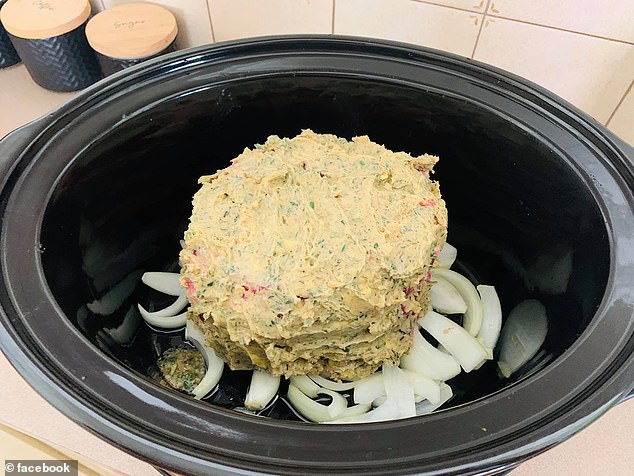 To make the dish, she combined the ingredients such as butter, garlic, herbs, salt and pepper in a bowl until it forms a paste. Next, she patted the beef dry with a paper towel, before coating the roast with the mixture until its well covered
