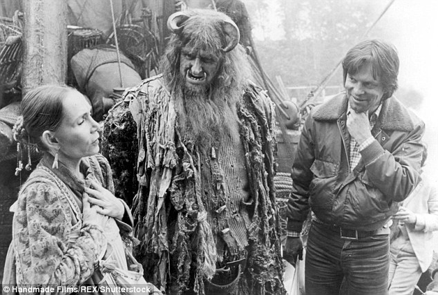 During his career, Vaughan worked alongside Sir Anthony Hopkins, Frank Sinatra and Ronnie Barker. He is pictured as Ogre, centre, in Time Bandits in 1981 