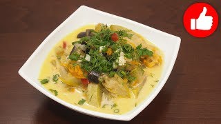 БАКЛАЖАНЫ И КАБАЧКИ В СМЕТАНЕ ОЧЕНЬ ВКУСНЫЕ! ЛЕГКО, ПРОСТО БЫСТРО В МУЛЬТИВАРКЕ, РЕЦЕПТ! МУЛЬТИВАРКА