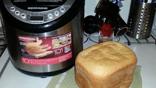 Хлебопечь!!! Обзор хлебопечки Redmond RBM - M 1902, рецепт приготовления белого хлеба!!!