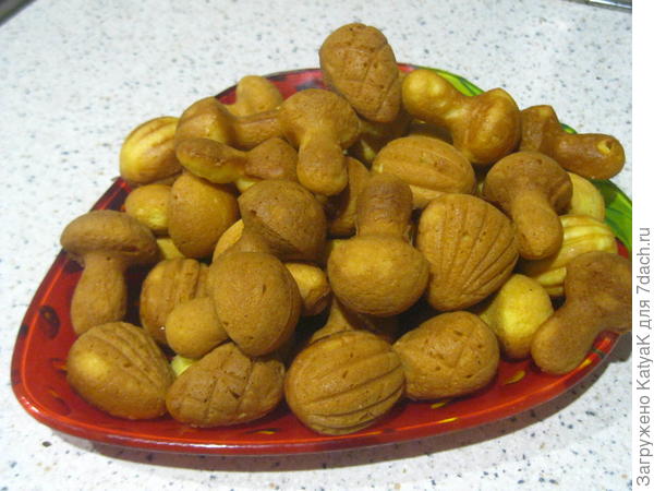 печенье грибочки
