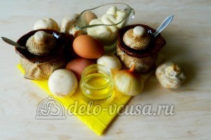 Яйца фаршированные грибами: Ингредиенты