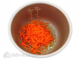 Каша из чечевицы в мультиварке: Добавить морковь