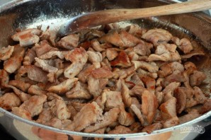 Мясо с грибами с сливочном соусе - фото шаг 4