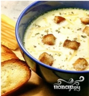 Сырный суп с копченостями - фото шаг 12