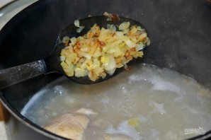 Суп из сушеных грибов с перловкой - фото шаг 13
