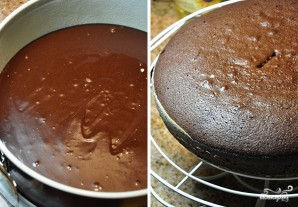 Шоколадный торт с заварным кремом - фото шаг 5