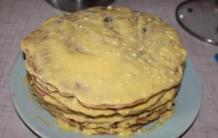 Медовый торт на сковороде - фото шаг 20
