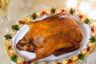 Утка, фаршированная гречкой и грибами