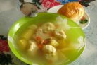 Суп с клёцками