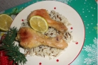 Куриные ножки с рисом в рукаве