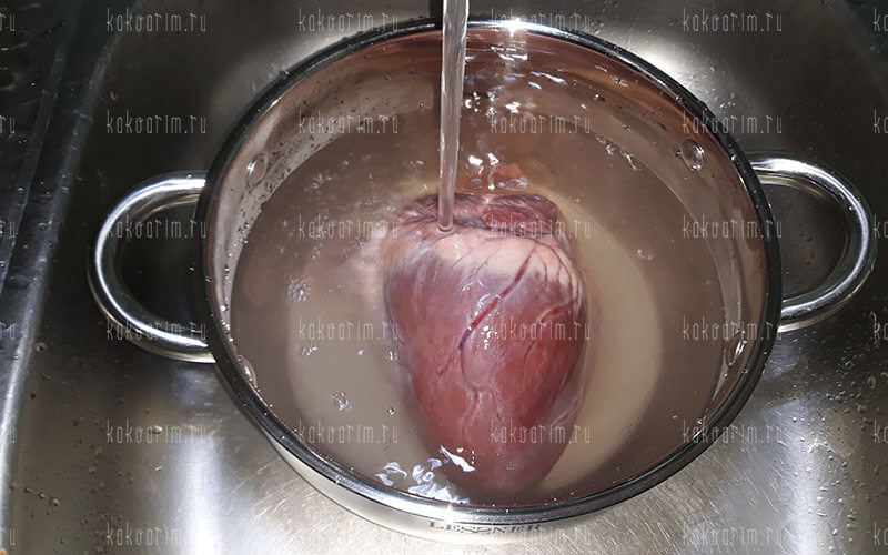 Фото 4 как варить свиное сердце