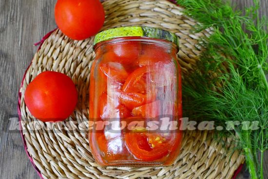 рецепт томатов на зиму как свежие