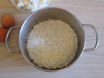 Творожно-рисовая запеканка в мультиварке