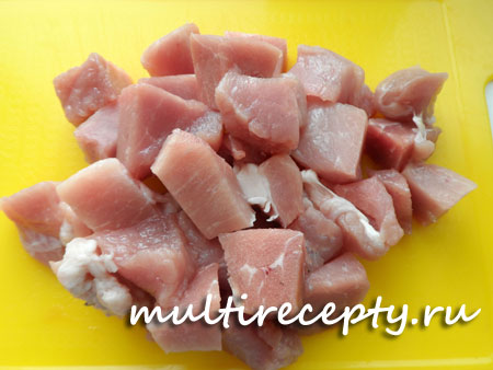 рецепт овощного рагу со свининой в мультиварке