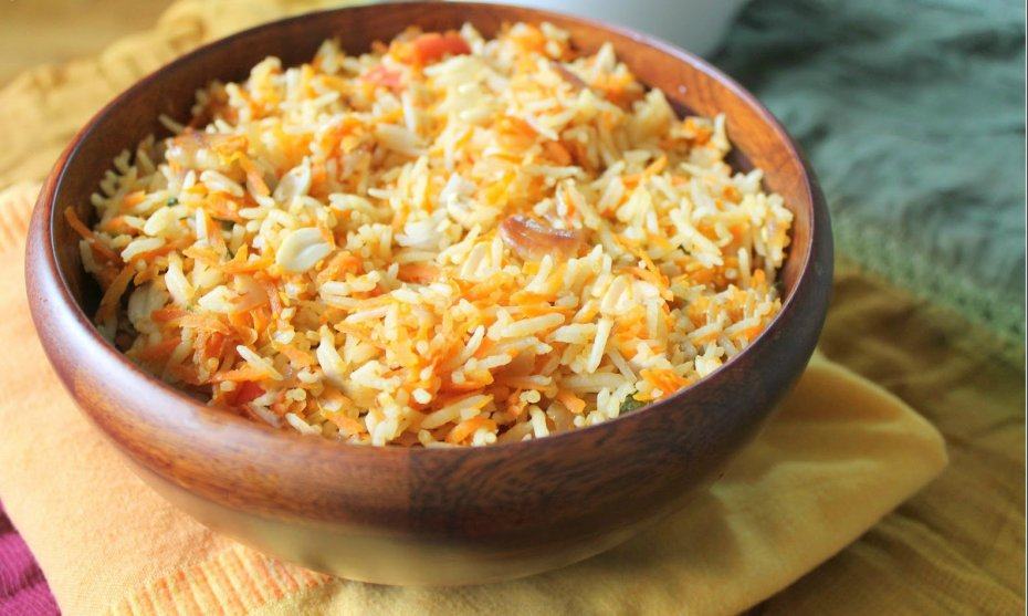 Рис с морковью и луком в мультиварке
