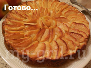творожно яблочный пирог в духовке
