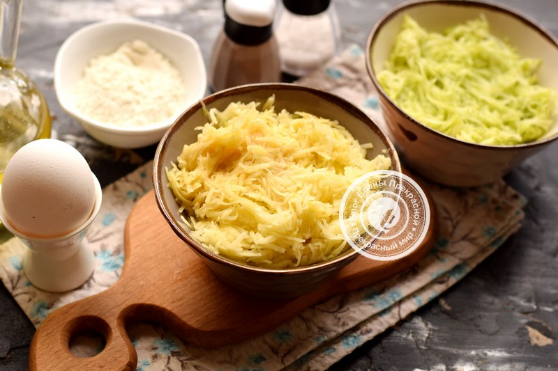 картофельные драники с кабачком рецепт с фото