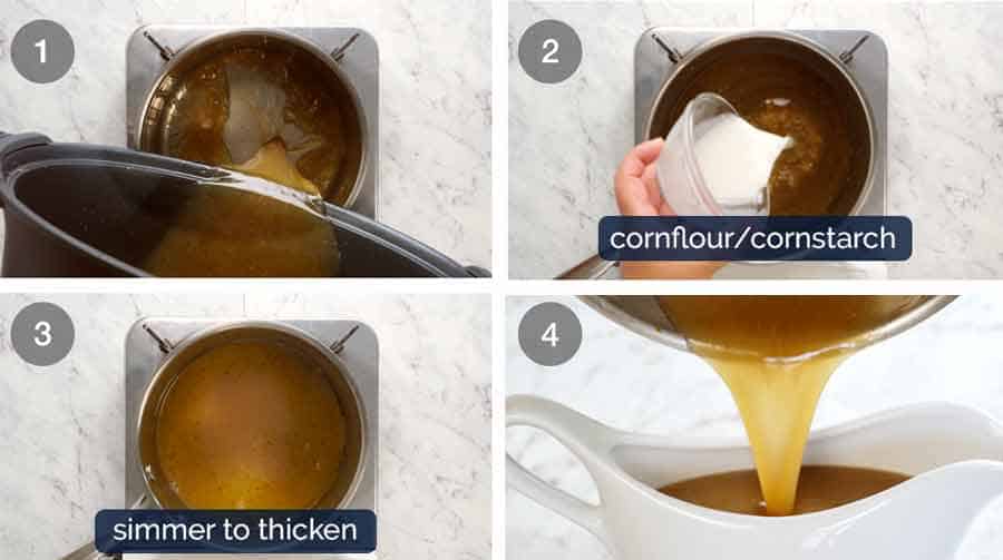 How to make Lemon Sauce for Slow Cooker Roast Chicken