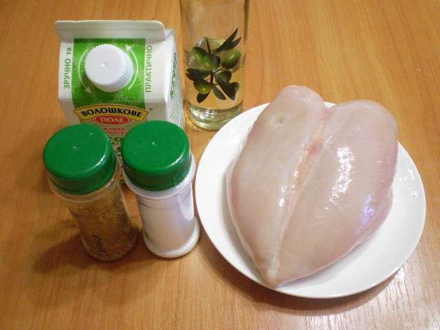 куриное филе маринованное в кефире на сковороде