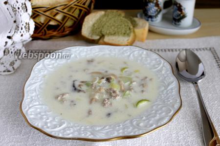 Фото рецепта Немецкий сырный суп
