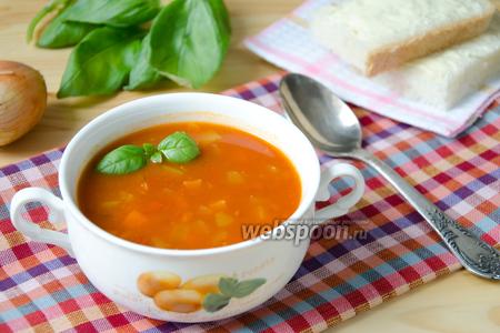 Фото рецепта Овощной томатный суп