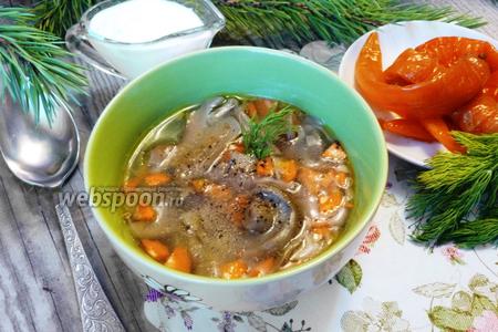 Фото рецепта Суп из груздей "Груздянка"