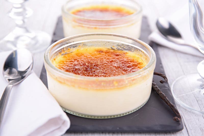 Creme brulee royalty free stock images