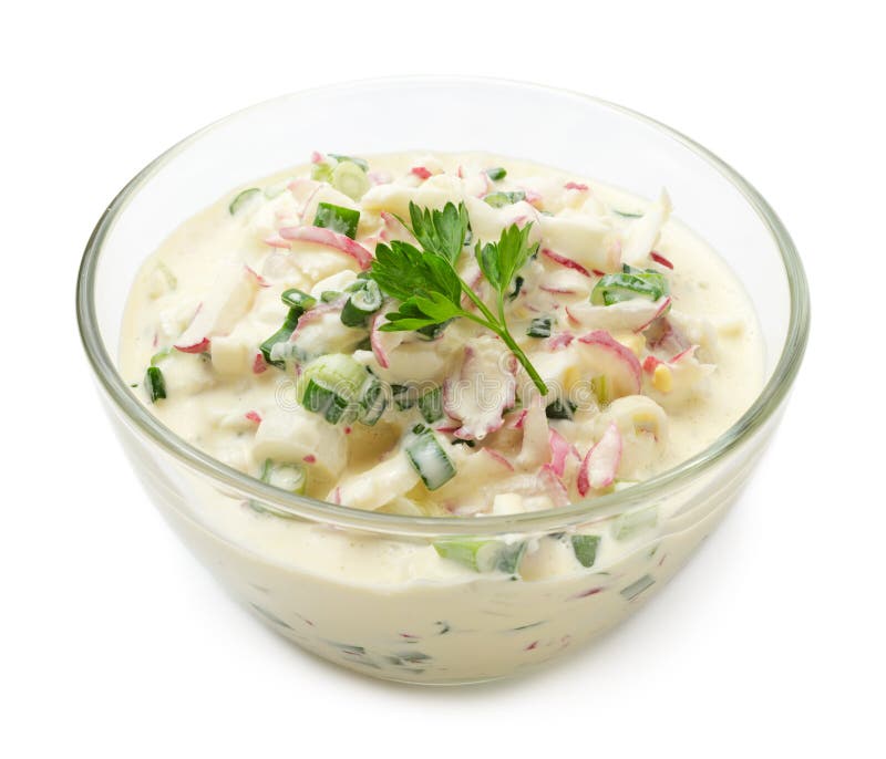 Radish Yogurt Salad royalty free stock images