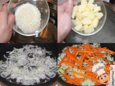 суп грибной с рисом, рецепт рисовый суп с грибами