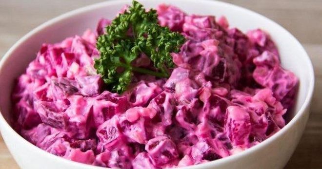 Салат из свеклы с чесноком и майонезом - простые и оригинальные рецепты закуски на каждый день