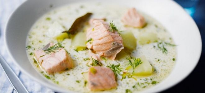 финский рыбный суп с молоком