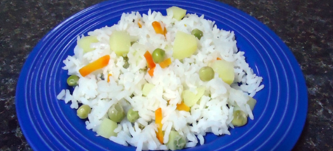рис с овощами в пароварке