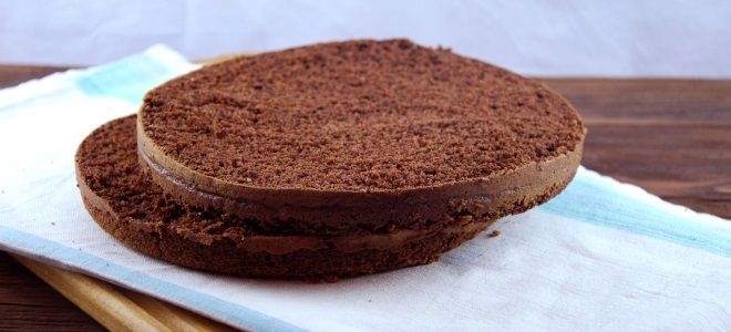 Шоколадный бисквит на кефире - рецепт