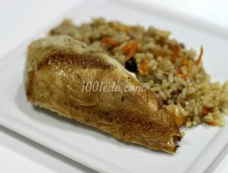 Курица фаршированная рисом по мотивам плова в мультиварке: рецепт с пошаговым фото