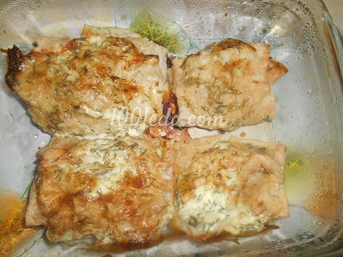 Рыба, запеченная в лаваше: рецепт с пошаговым фото
