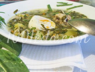 Зеленый суп с яйцом пашот в мультиварке: рецепт с пошаговым фото