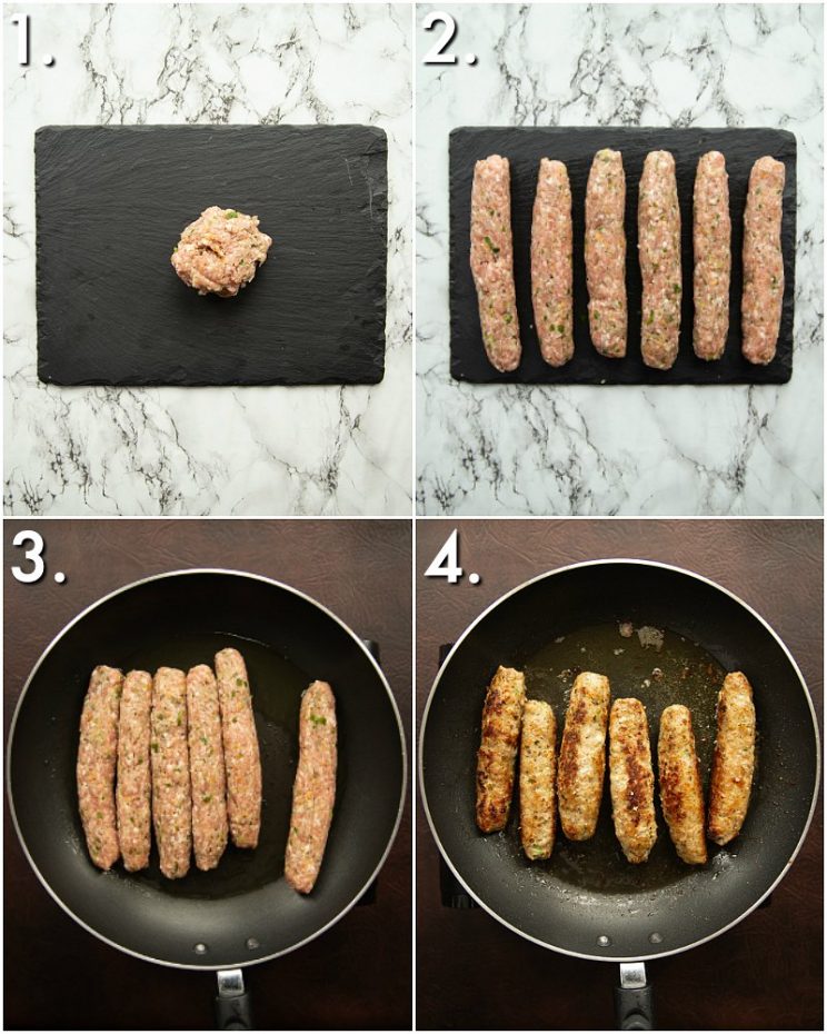 How to make sausages - 4 step by step photos